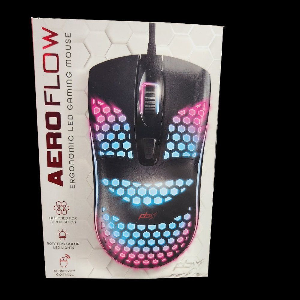 Brand new AERO FLOW ERGONOMIC LED GAMING MOUSE